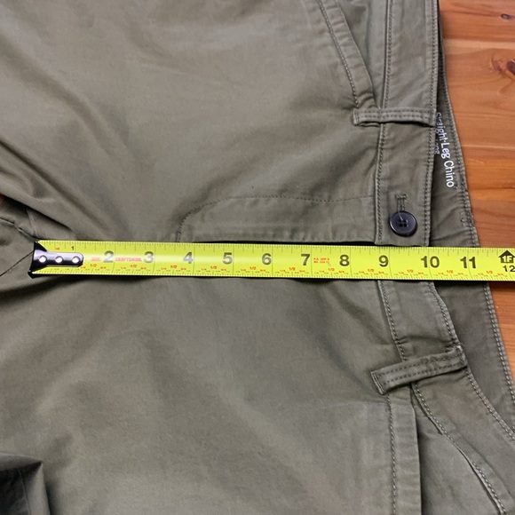Talbots Straight Leg Olive Green Chinos - Picture 10 of 14